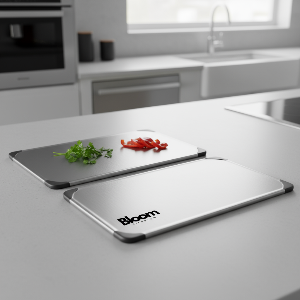 Bloom 100%  Pure Titanium Cutting Board